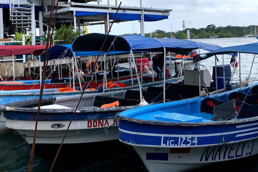 Bocas del Toro水上出租车